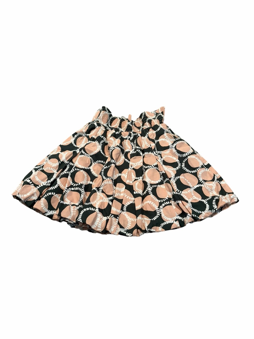 BURU smocked waist skirt